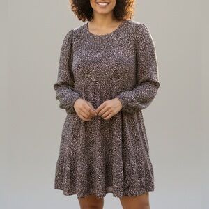 Zara Long Sleeve Floral Dress